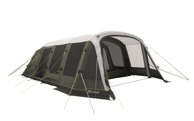 Outwell Queensdale 8PA Inflatable Tunnel Tent Five Room For 8 People 2 Outwell Queensdale 8PA Inflatable Tunnel Tent Five Room For 8 People - Image 2