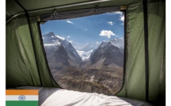 Gordigear Roof Tent 140 Plus For 2 People With Awning 140 X 320 Cm Gray -Outdoor Camping 737387 4968668