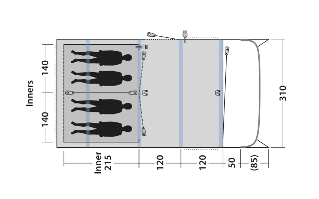 Outwell Avondale 4PA 6 Outwell Avondale 4PA - Image 6