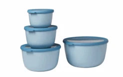 Mepal Cirqula Multi Bowl Set Round 4 Pieces 500 / 1000 / 2000 / 3000 Ml Nordic Blue 6 Mepal Cirqula Multi Bowl Set Round 4 Pieces 500 / 1000 / 2000 / 3000 Ml Nordic Blue -Outdoor Camping 752736 5025375