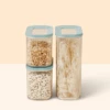 Mepal Modula Storage Jars Starter Set 3 Pieces 1000 / 1000 / 2000 Ml White