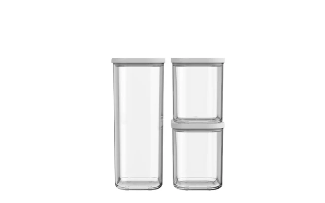 Mepal Modula Storage Jars Starter Set 3 Pieces 1000 / 1000 / 2000 Ml White 2 Mepal Modula Storage Jars Starter Set 3 Pieces 1000 / 1000 / 2000 Ml White - Image 2