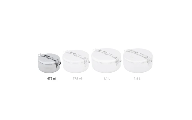 Alpine Stowaway Stainless Steel Pot 475 Ml 4 Alpine Stowaway Stainless Steel Pot 475 Ml - Image 4