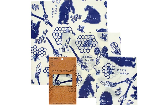 Bees Wrap Beeswax Cloth 3-pack Mixed Original 7 Bees Wrap Beeswax Cloth 3-pack Mixed Original - Image 7