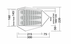 Robens Challenger 3XE Tunnel Tent Green 10 Robens Challenger 3XE Tunnel Tent Green -Outdoor Camping 771893 5131136