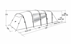 Easy Camp Huntsville Twin 800 Tunnel Tent For 8 People 11 Easy Camp Huntsville Twin 800 Tunnel Tent For 8 People -Outdoor Camping 782498 5172608