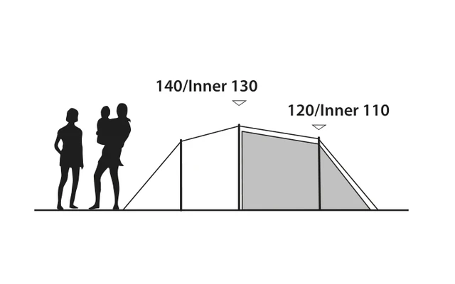 Outwell Earth 2 Double Coated Tent 6 Outwell Earth 2 Double Coated Tent - Image 6
