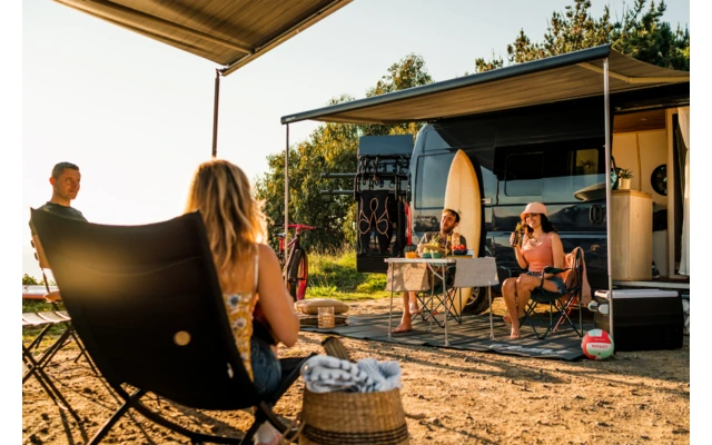 Fiamma F80s Ducato Awning Deep Black Cloth Color Royal Grey 320 7 Fiamma F80s Ducato Awning Deep Black Cloth Color Royal Grey 320 - Image 7