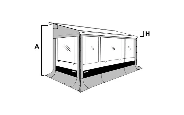 Thule Side Panel Set For Safari Residence G3 6900 6 Thule Side Panel Set For Safari Residence G3 6900 - Image 6